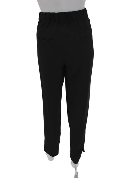 Vince Women Casual Pants Black Polyester Solid Size S