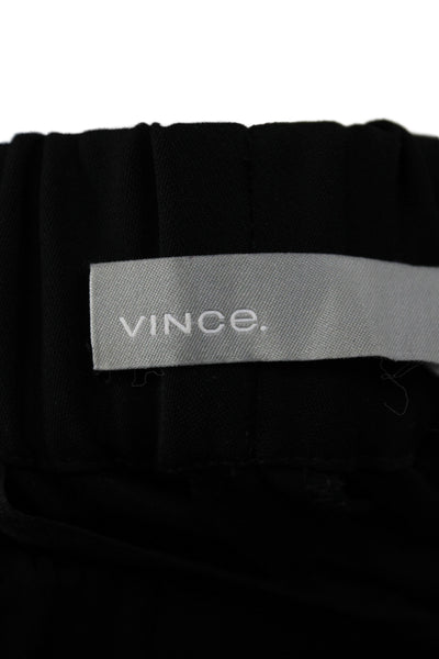 Vince Women Casual Pants Black Polyester Solid Size S