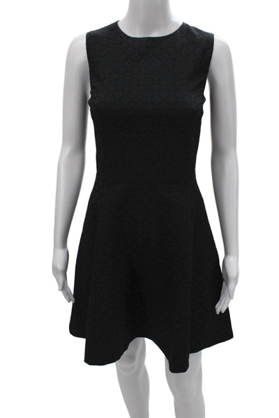 Theory Womens Fit & Flare Sleeveless Black Dress Size 10