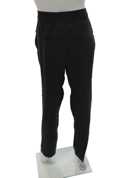 Lululemon Mens Jersey Casual Pants Black Drawstring 32 Inseam Size XL