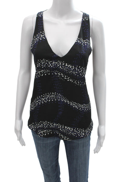 Sanctuary Women Black Polka Dot Cami Pajama Top V-Neck Sleeveless Size S