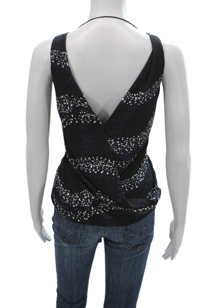Sanctuary Women Black Polka Dot Cami Pajama Top V-Neck Sleeveless Size S