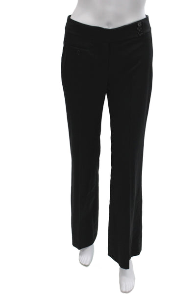 BCBG Max Azria Women Dress Pants Black Button 33 Inseam Size 2