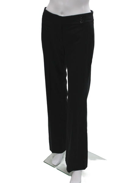 BCBG Max Azria Women Dress Pants Black Button 33 Inseam Size 2
