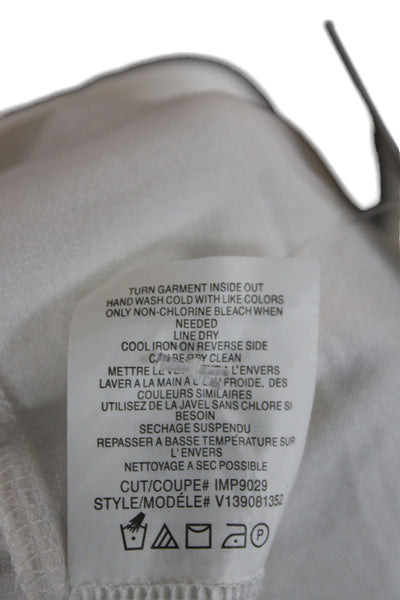 Vince Womens Sleeveless Basic T-Shirt White Micro Modal Size XS