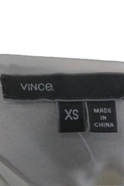 Vince Womens Sleeveless Basic T-Shirt White Micro Modal Size XS