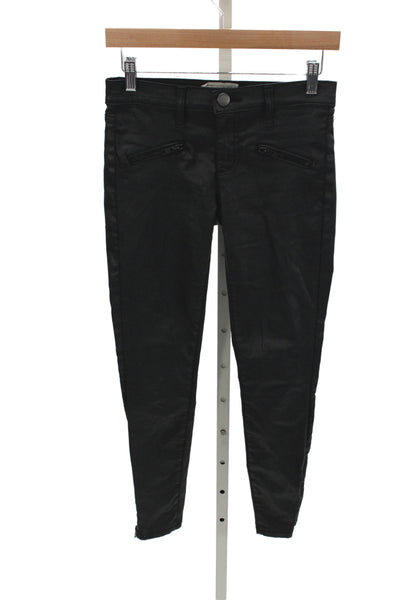 Current/Elliott Womens Skinny Black Low Rise Jeans Size 25