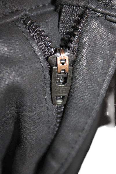 Current/Elliott Womens Skinny Black Low Rise Jeans Size 25