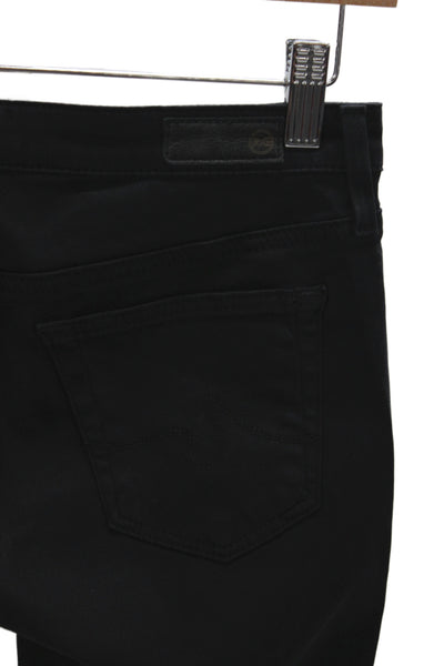 AG Adriano Goldschmied Womens Skinny Black Jeans Size 25