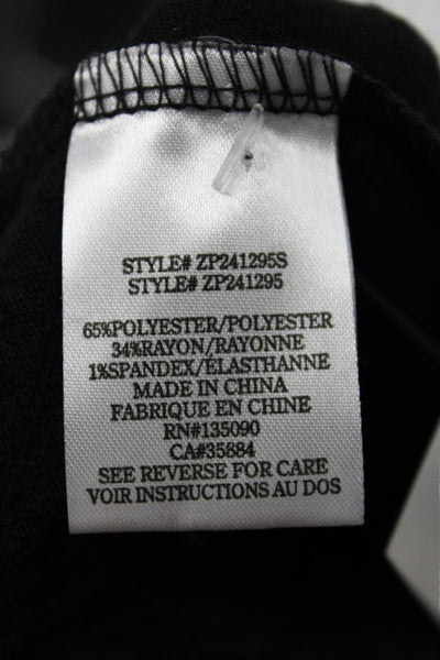 Z Supply Womens Black Solid Pants Size L