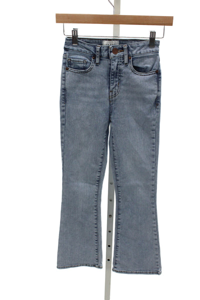 Frame Women Cropped Mid Rise Blue Jeans Size 23