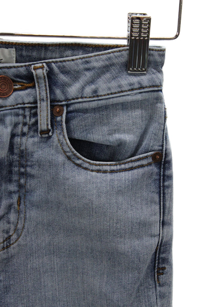 Frame Women Cropped Mid Rise Blue Jeans Size 23