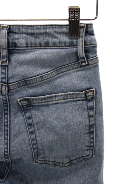 Frame Women Cropped Mid Rise Blue Jeans Size 23