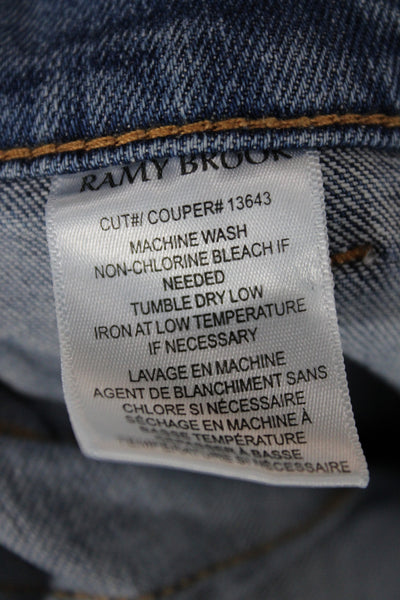 Ramy Brook Unisex Adults Flared Blue Jeans Size 24