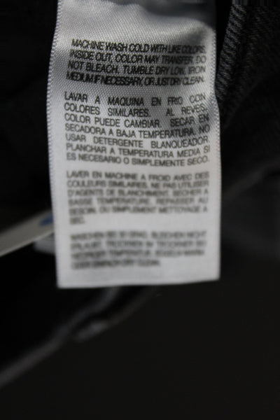 Mother Womens Wide-Leg Black Jeans Size 24
