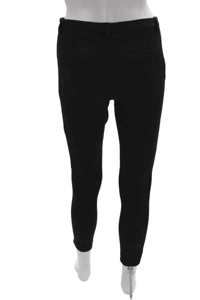 Alice + Olivia Womens Black Solid Pants Inseam 25 Size 8