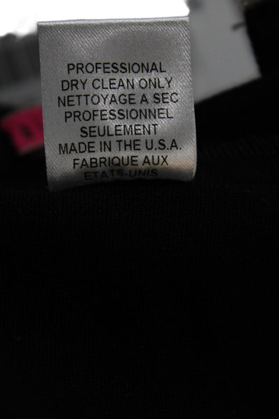 Alice + Olivia Womens Black Solid Pants Inseam 25 Size 8