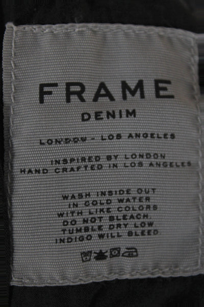 Frame Womens Skinny Gray Jeans Mid Rise Size 26