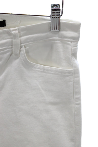 J Brand Womens Skinny White Cotton Jeans Size 29
