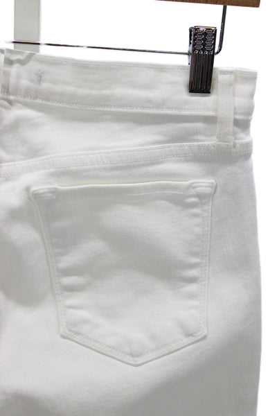 J Brand Womens Skinny White Cotton Jeans Size 29