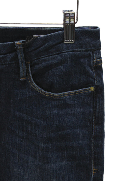 Frame Womens Cropped Blue Cotton Jeans Size 28