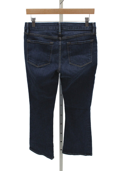 Frame Womens Cropped Blue Cotton Jeans Size 28