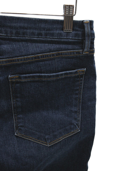 Frame Womens Cropped Blue Cotton Jeans Size 28