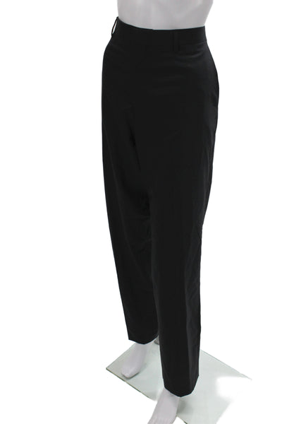 J Crew Mens Dress Pants Black Wool Zip Size 36