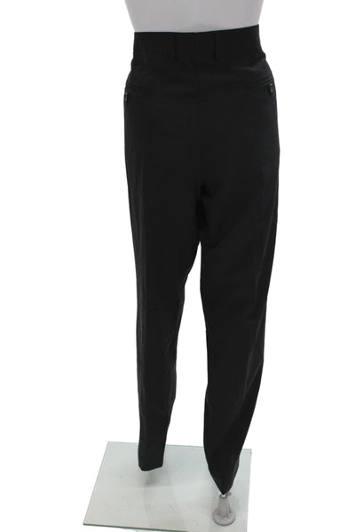 J Crew Mens Dress Pants Black Wool Zip Size 36
