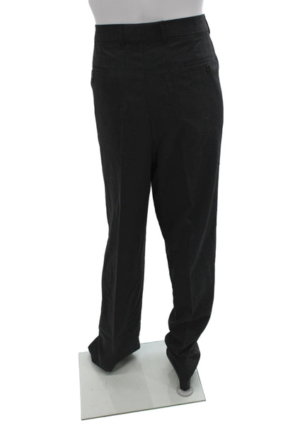 Boss Hugo Boss Men Gray Virgin Wool Dress Pants Button Size 40