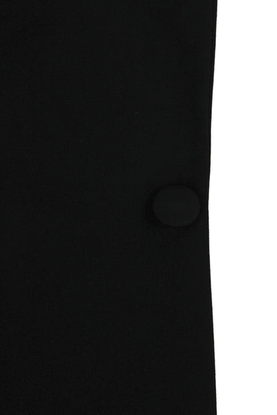 Paul Stuart Mens Tuxedo Jacket Black Wool Solid Button Size 38 Short