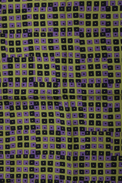 Tom Ford Unisex Adults Silk Geometric Print Scarf Yellow Size 16x16 in