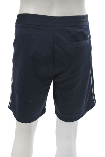 Vilebrequin Mens Sweat Shorts Blue Drawstring Size XL