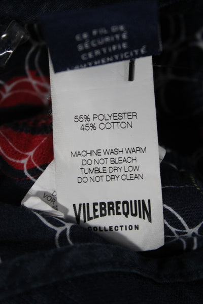 Vilebrequin Mens Sweat Shorts Blue Drawstring Size XL