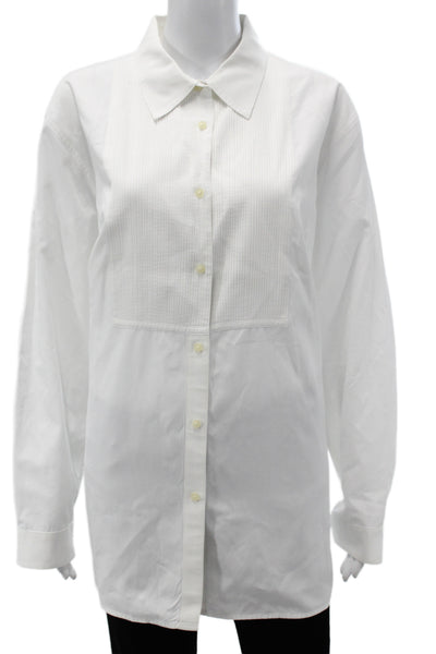 Lauren Ralph Lauren Unisex Collared Button Long Sleeve White Shirt Size 2X