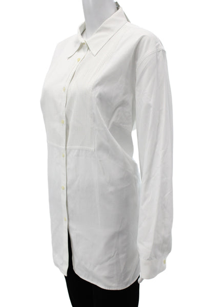 Lauren Ralph Lauren Unisex Collared Button Long Sleeve White Shirt Size 2X