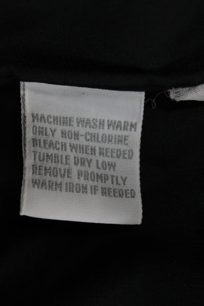Foxcroft Unisex Adults Collared Black Cotton Shirt Long Sleeve Size 18W