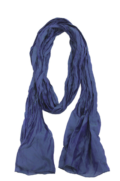 Eileen Fisher Womens Silk Rectangular Scarf Indigo One Size