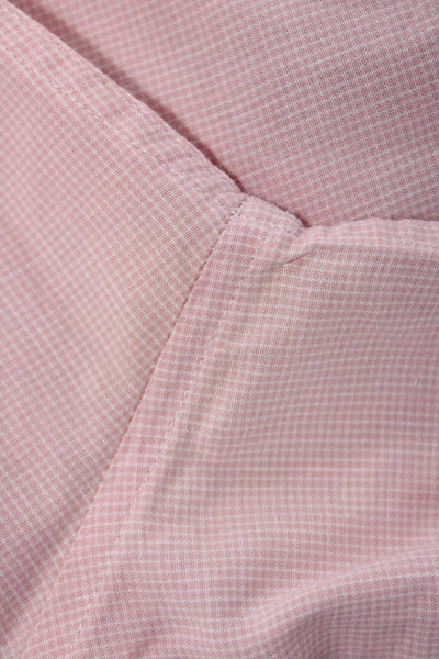 Brooks Brothers Women Basic Collared Button-Up Check Cotton Long Sleeve Size 16
