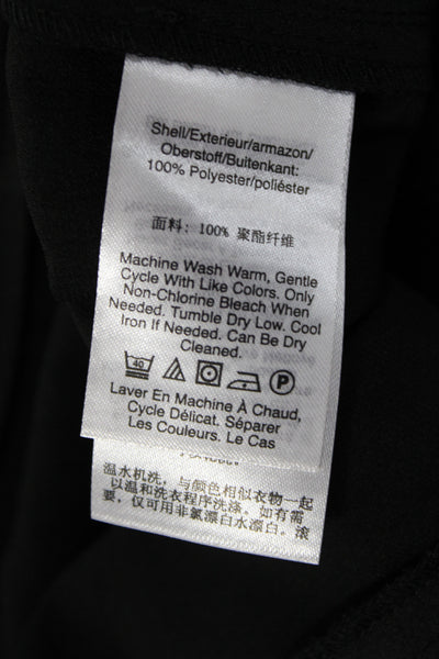 Donna Karan New York Womens Black Polyester Cargo Pants Size 8