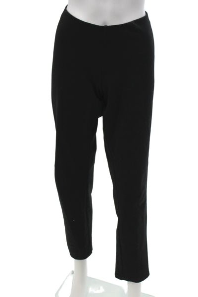 Eileen Fisher Women Ankle Pants Black Viscose Pull On Size M
