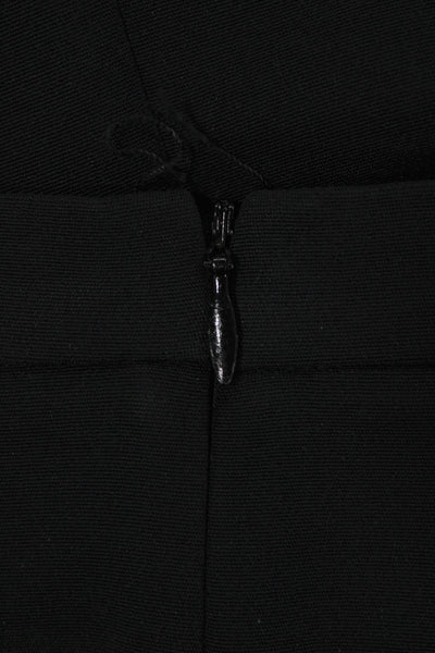 D&G Dolce & Gabbana Womens Black Trumpet Skirt Knee Length Size 40