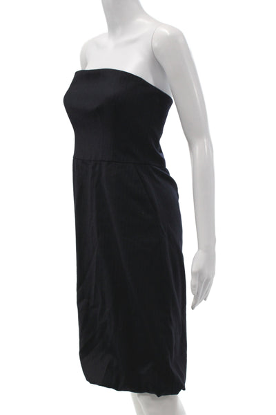 Club Monaco Women Black Sheath Off the Shoulder Knee Length Dress Size 4