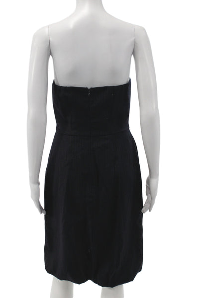 Club Monaco Women Black Sheath Off the Shoulder Knee Length Dress Size 4