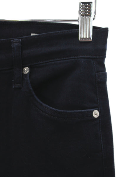 Citizens of Humanity Women Black Straight Jeans Mid Rise Size 26
