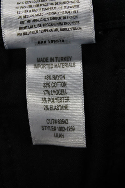 Citizens of Humanity Women Black Straight Jeans Mid Rise Size 26