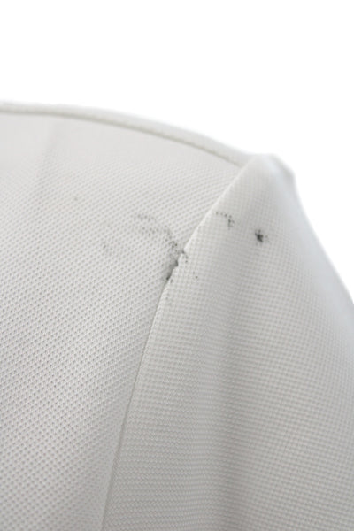 Tory Sport Womens White Collared Short Sleeve Basic Polo Coolmax Size S