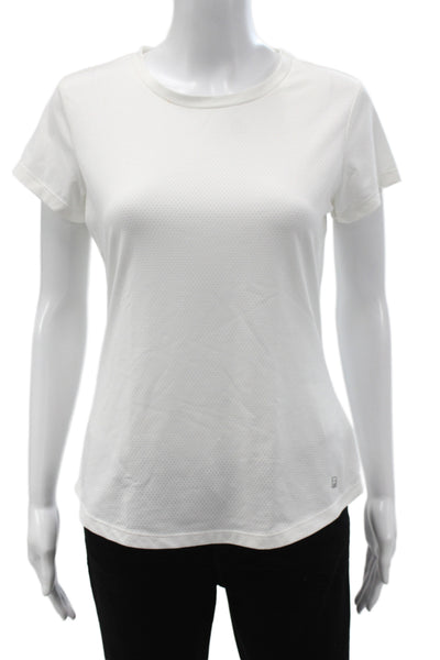 Fila Womens Basic Short Sleeve T-Shirt White Athleisure Size S