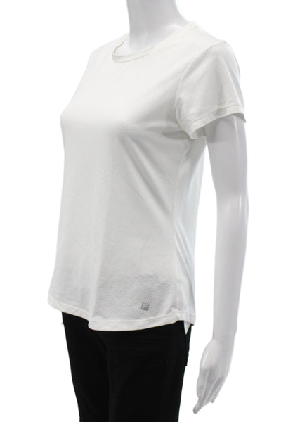 Fila Womens Basic Short Sleeve T-Shirt White Athleisure Size S