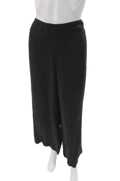 Eileen Fisher Women Black Solid Pants Size M